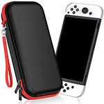 Nintendo Switch Case. The switch case for nintendo switch can hold a switch console, 10 game cards, and some small switch accessories. The switch case cannot accommodate larger items like the dock or pro controllers.